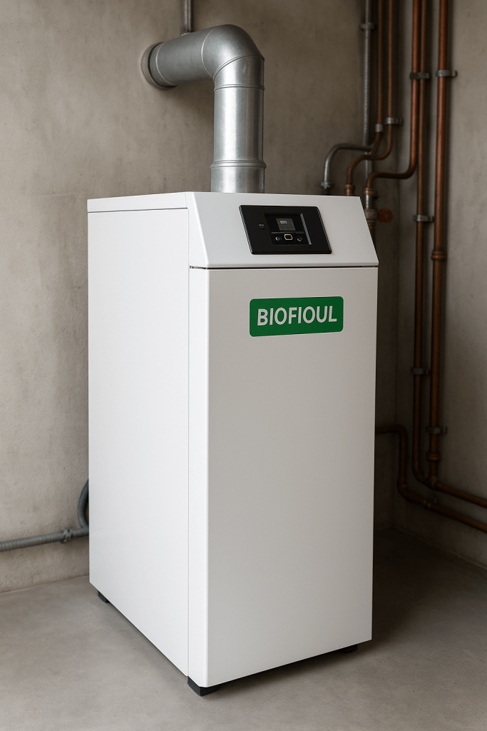 Chaudière biofioul F30 basse température.